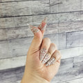 Silver Nail Claws - Filigree Claw Nail Armor - Witchy Gifts - Handmade Nails