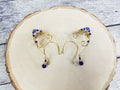 Gold Jeweled Filigree Elven Ear Cuffs - Custom Colors (Copy)
