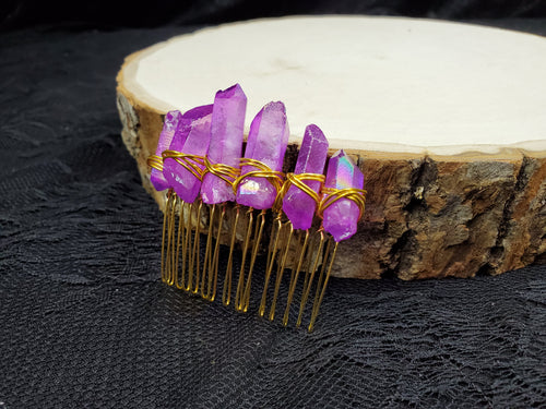 Basic Quartz Crystal Hair Comb