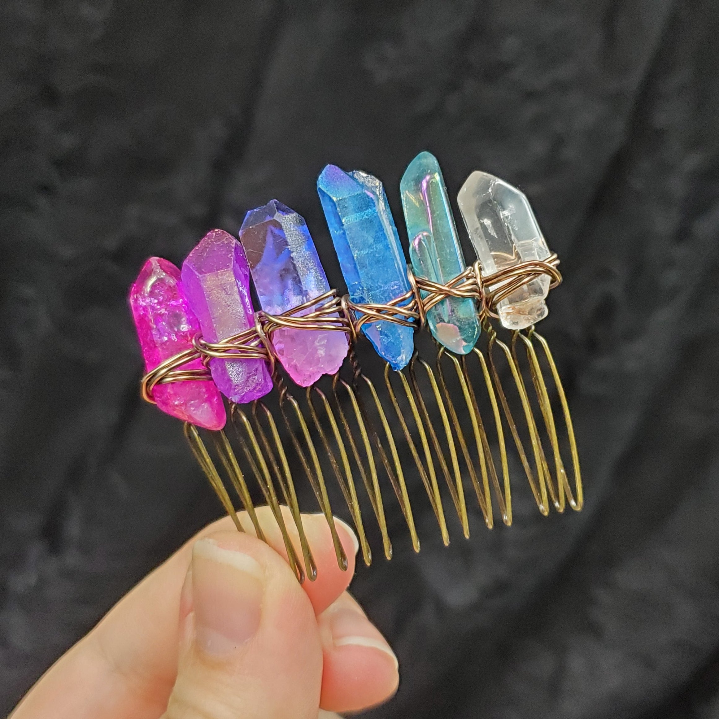 Basic Quartz Crystal Hair Comb