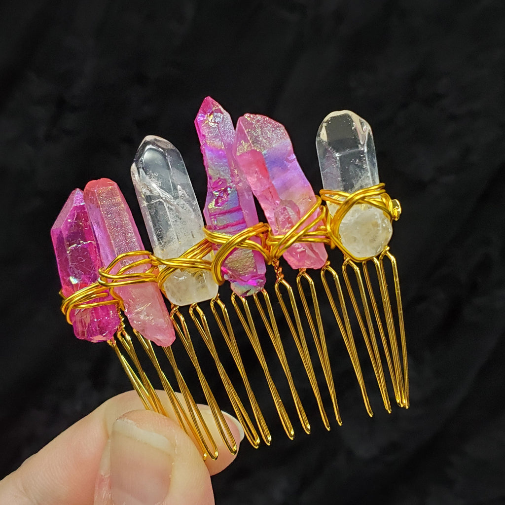 Basic Quartz Crystal Hair Comb