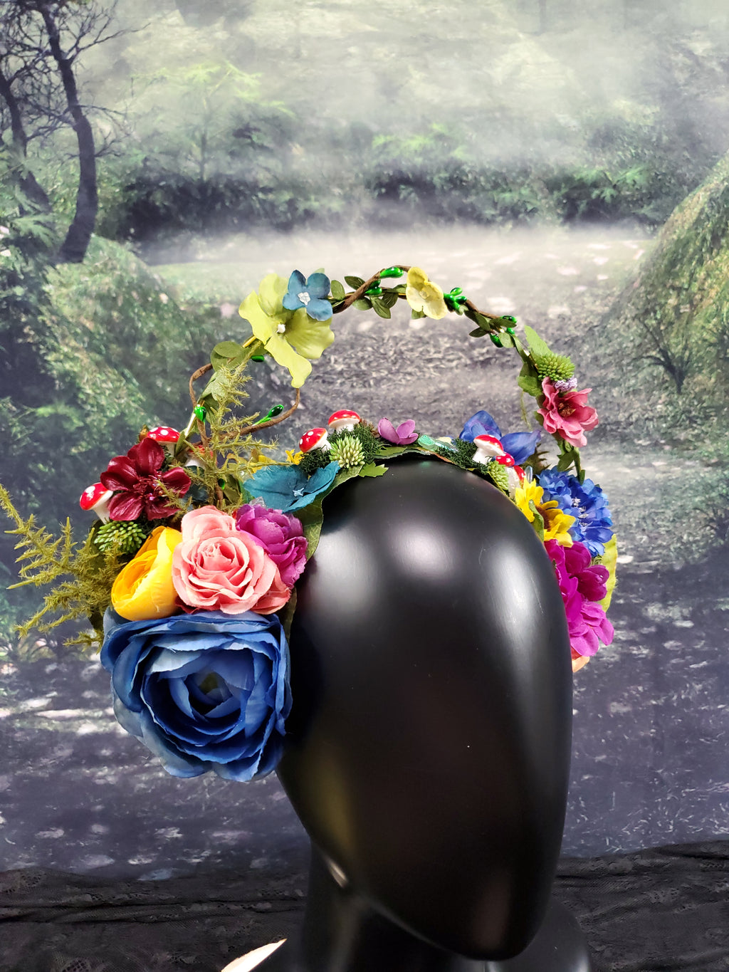 Floral Fairy Halo Headpiece