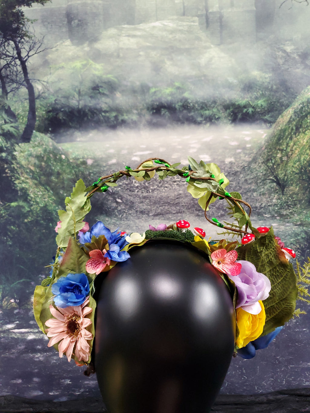 Floral Fairy Halo Headpiece