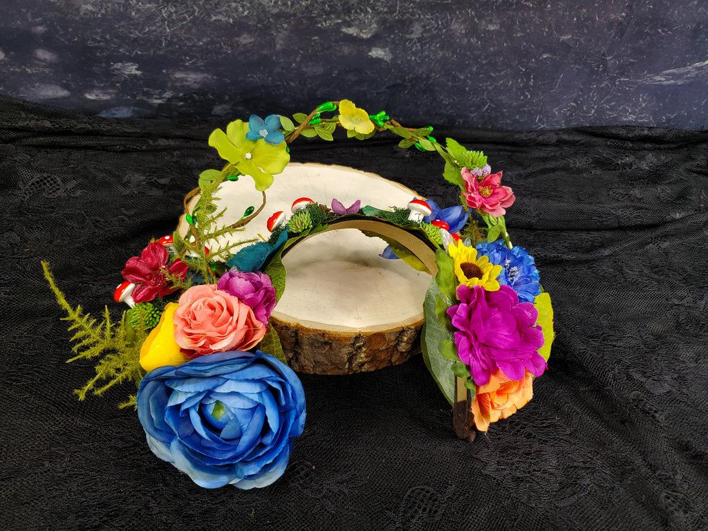 Floral Fairy Halo Headpiece
