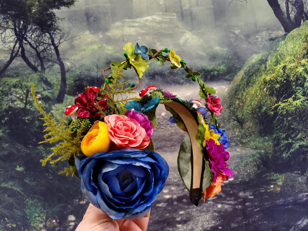 Floral Fairy Halo Headpiece