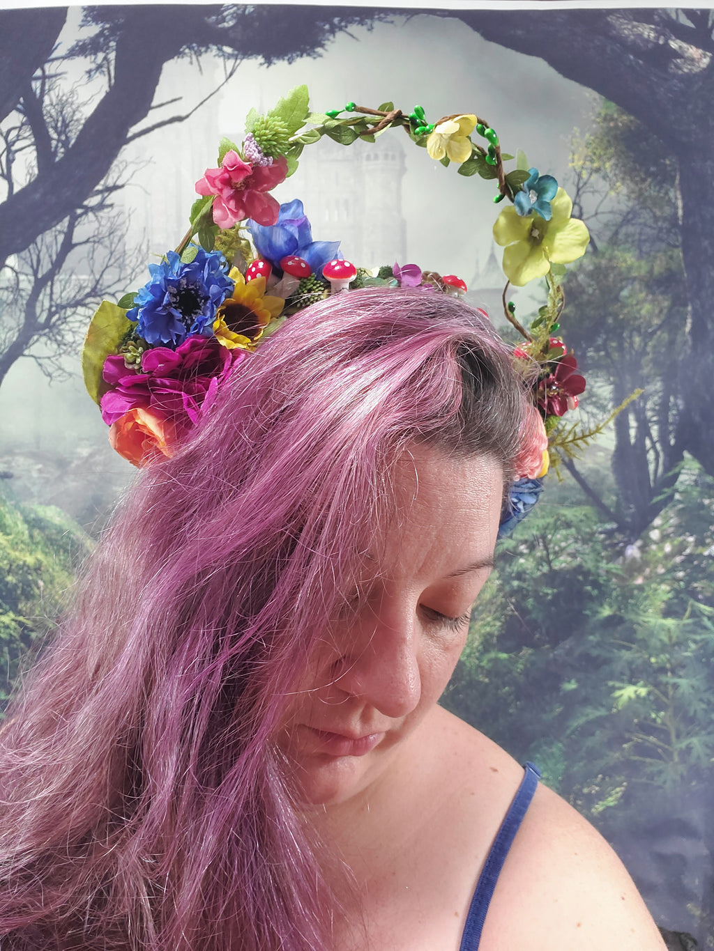 Floral Fairy Halo Headpiece