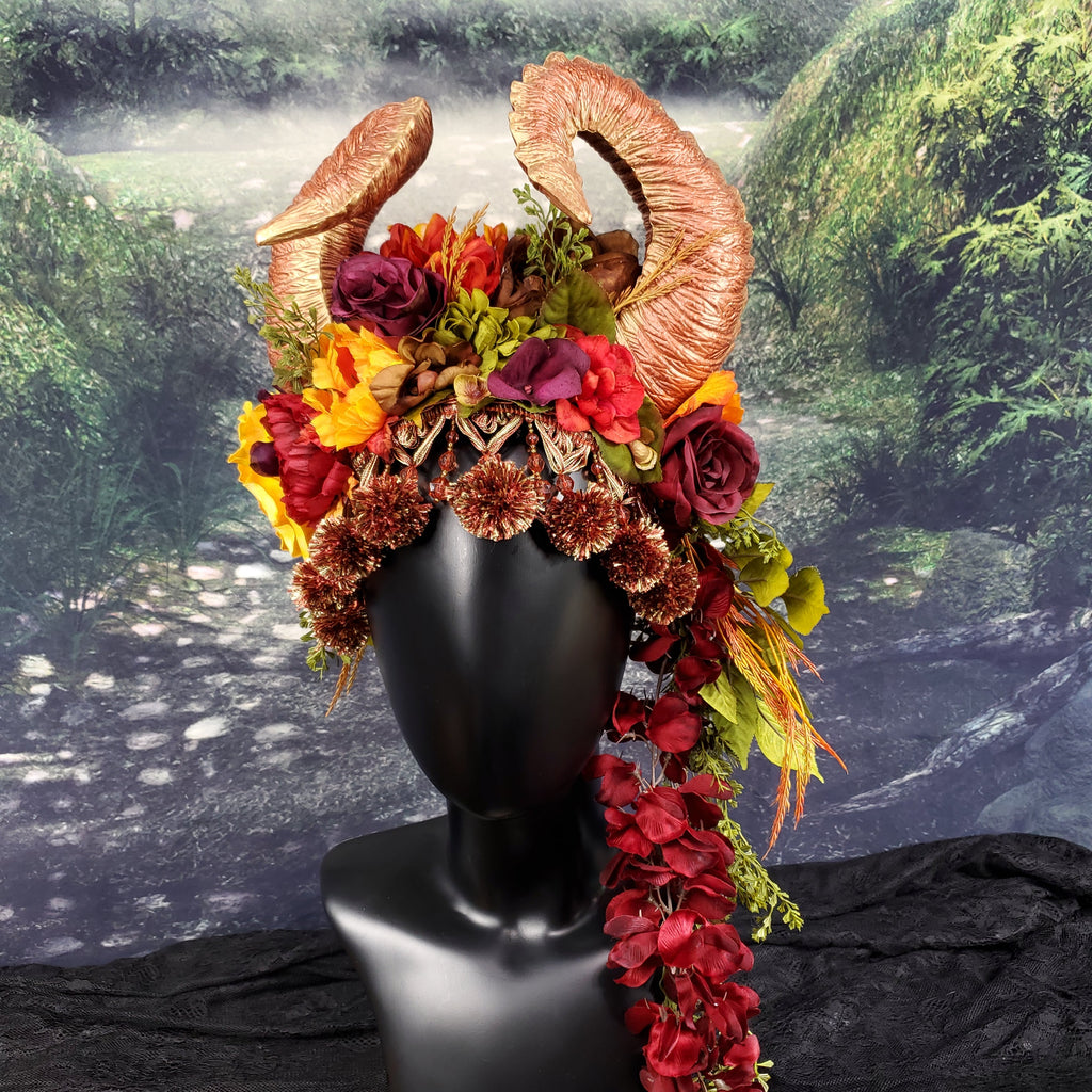 Autumn Maenad Horned Headdress