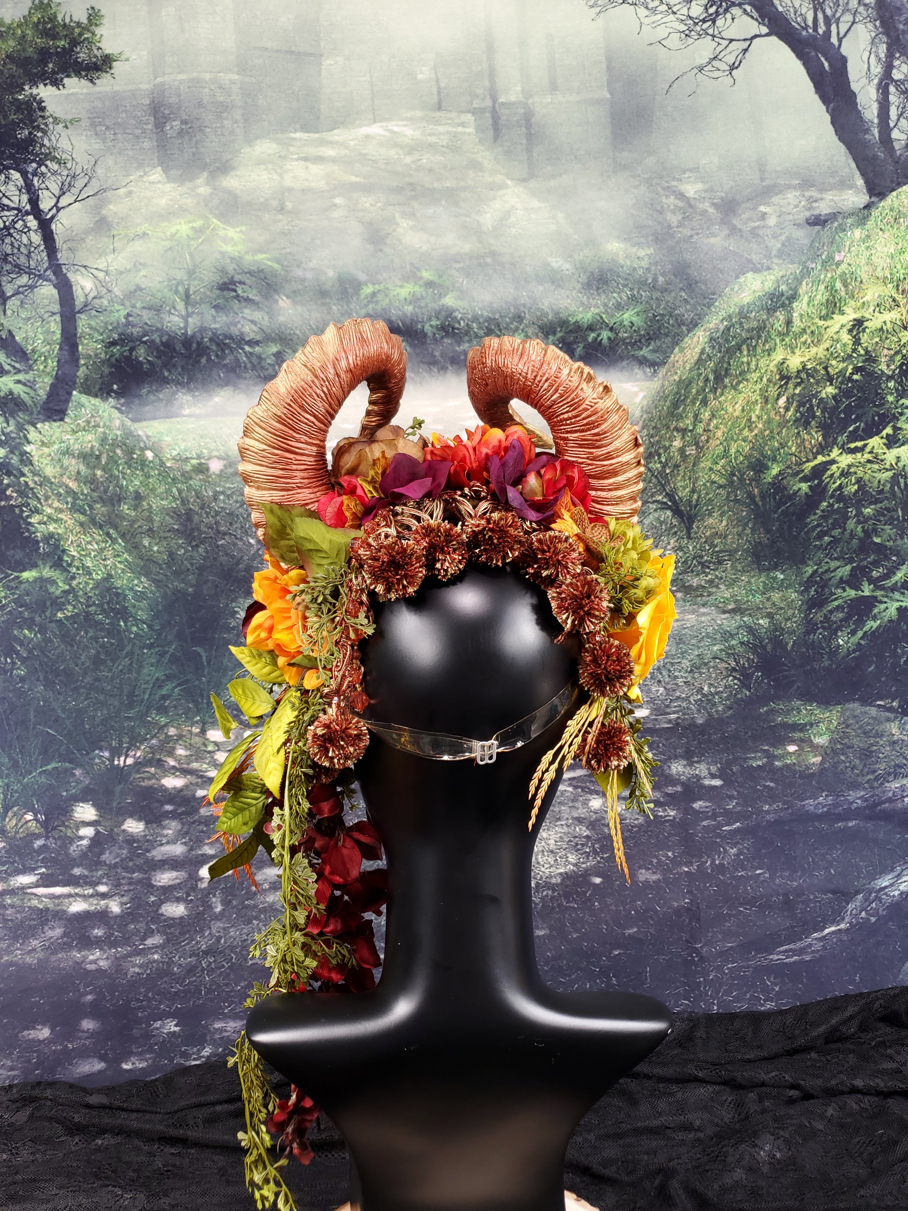 Autumn Maenad Horned Headdress