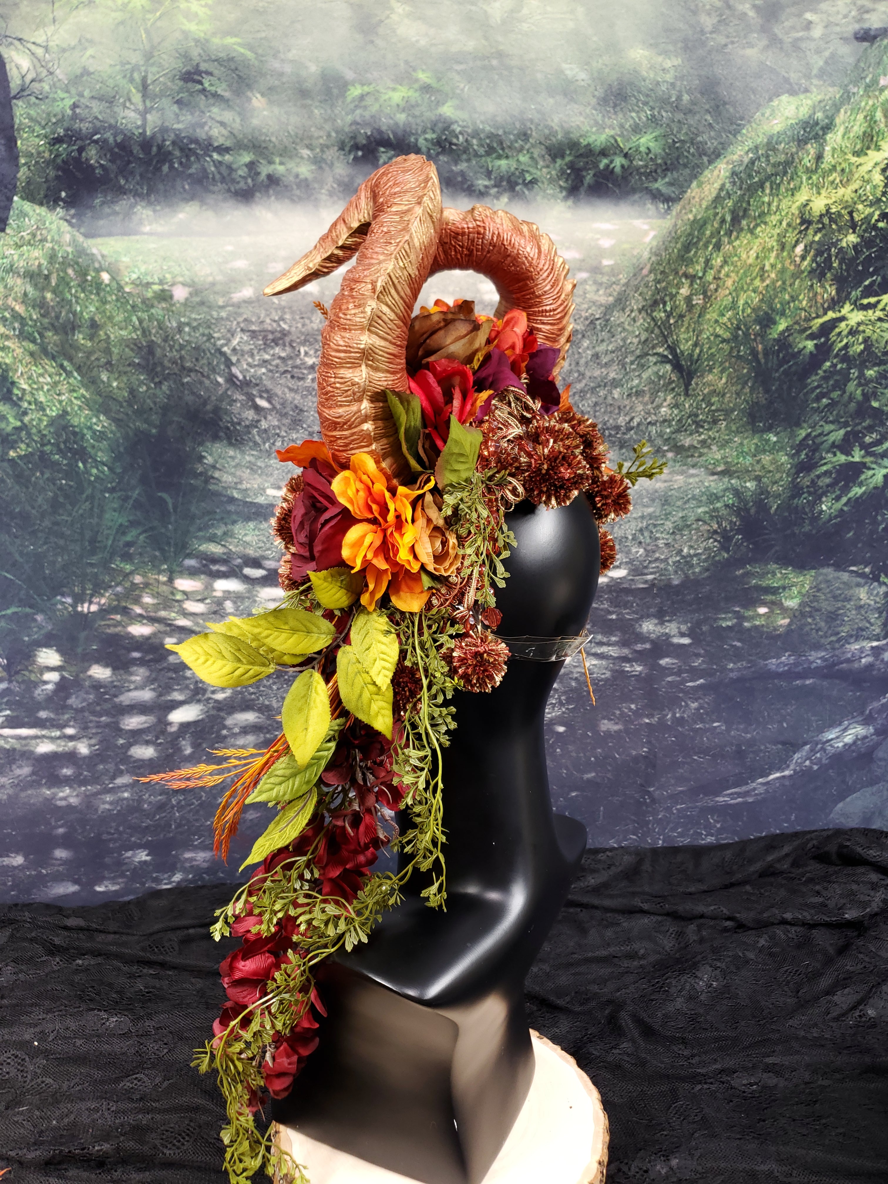 Autumn Maenad Horned Headdress