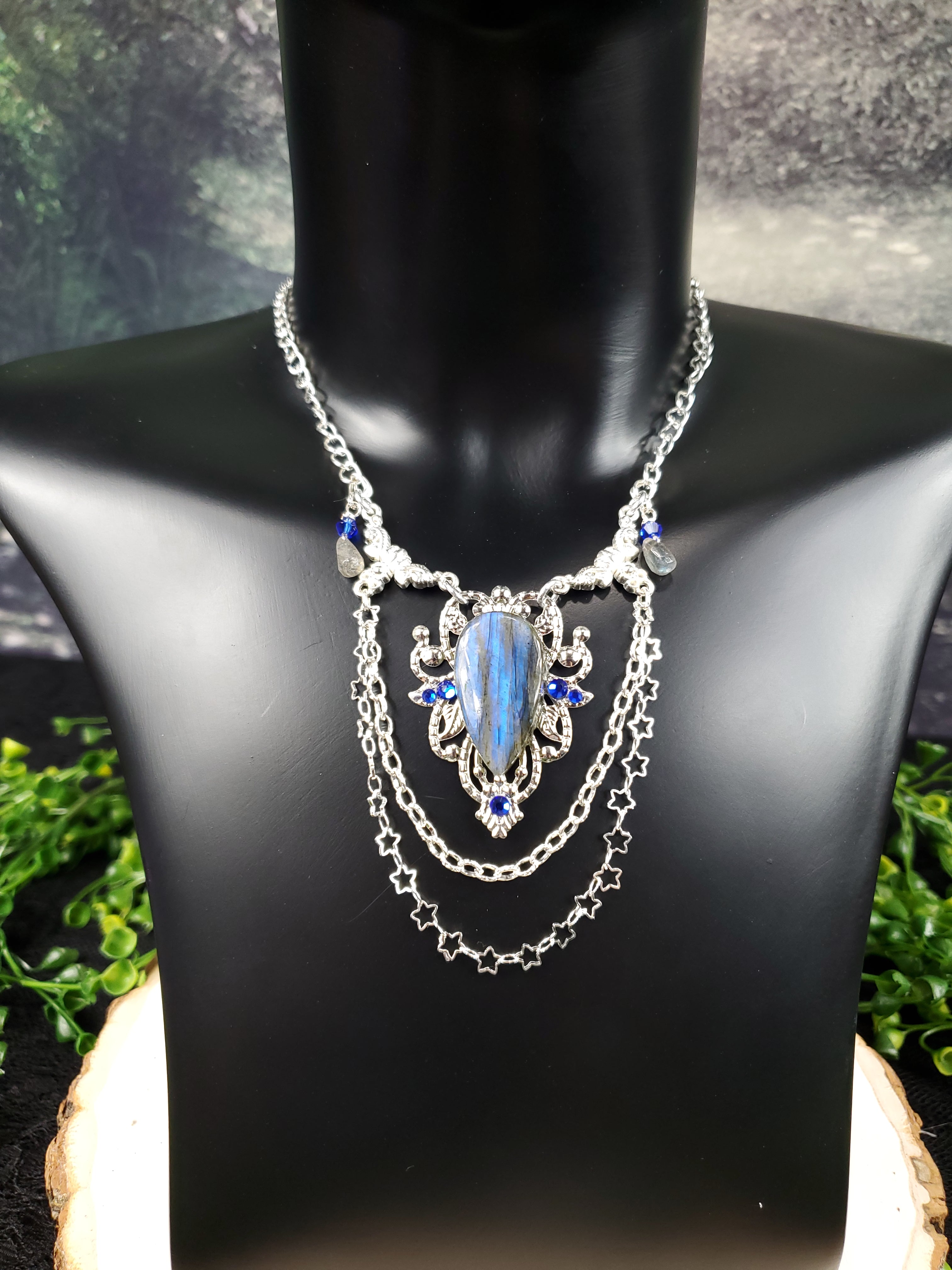 Celestial Enchantment - Blue Labradorite Necklace