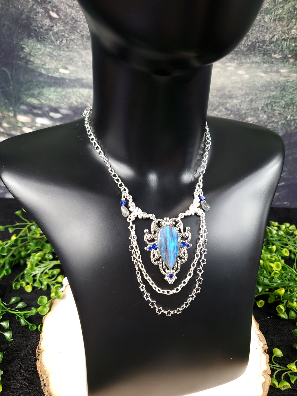 Celestial Enchantment - Blue Labradorite Necklace