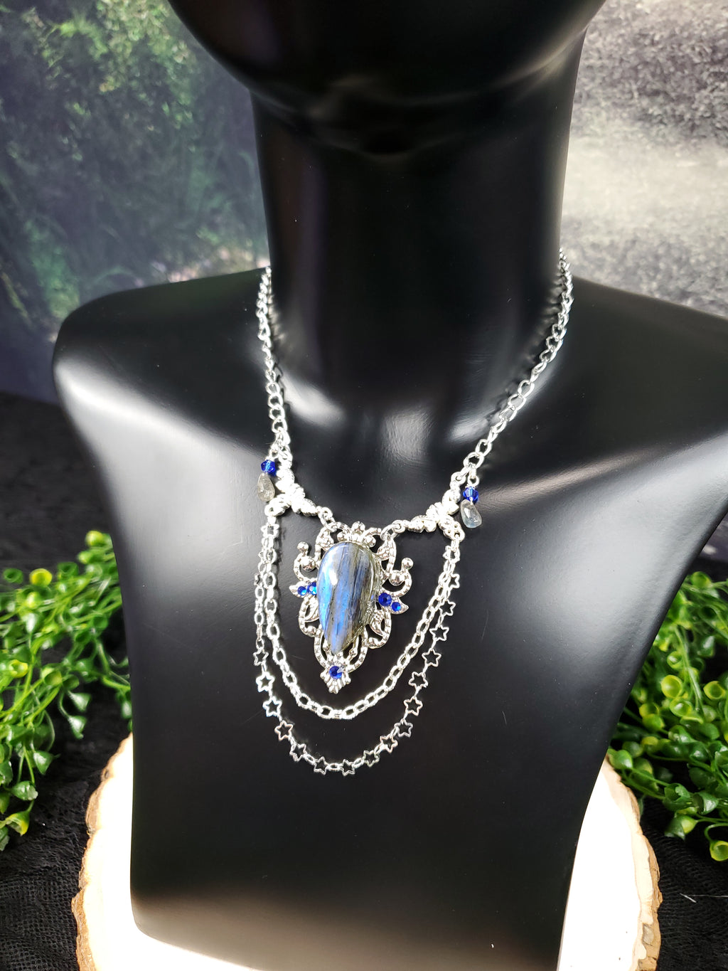 Celestial Enchantment - Blue Labradorite Necklace