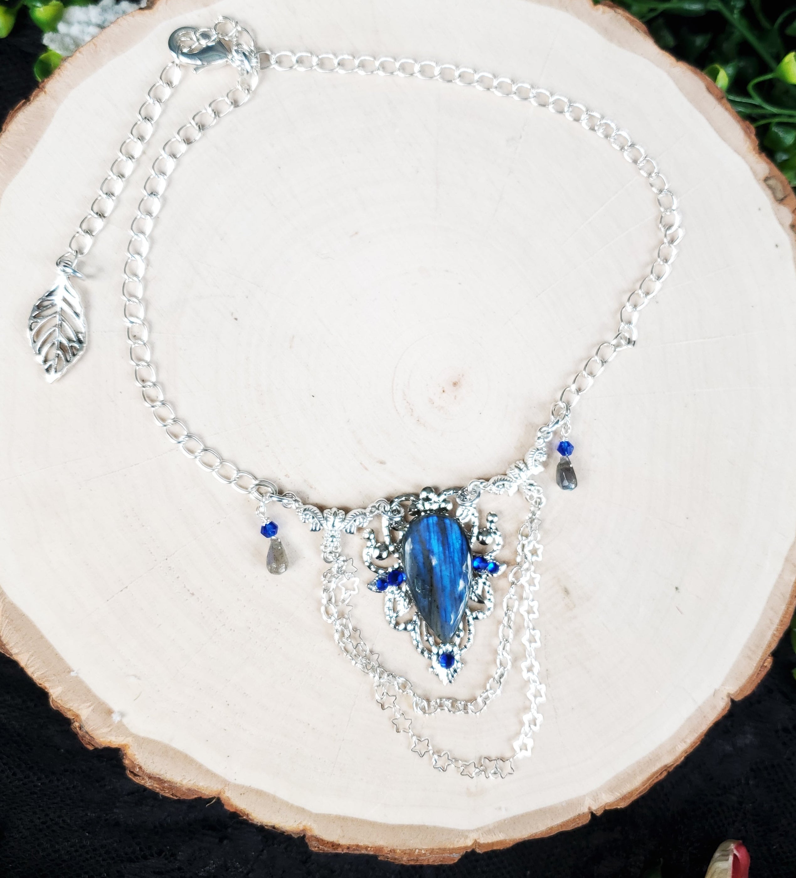 Celestial Enchantment - Blue Labradorite Necklace