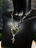 Moss and Mushrooms - A Moss Agate Necklaces