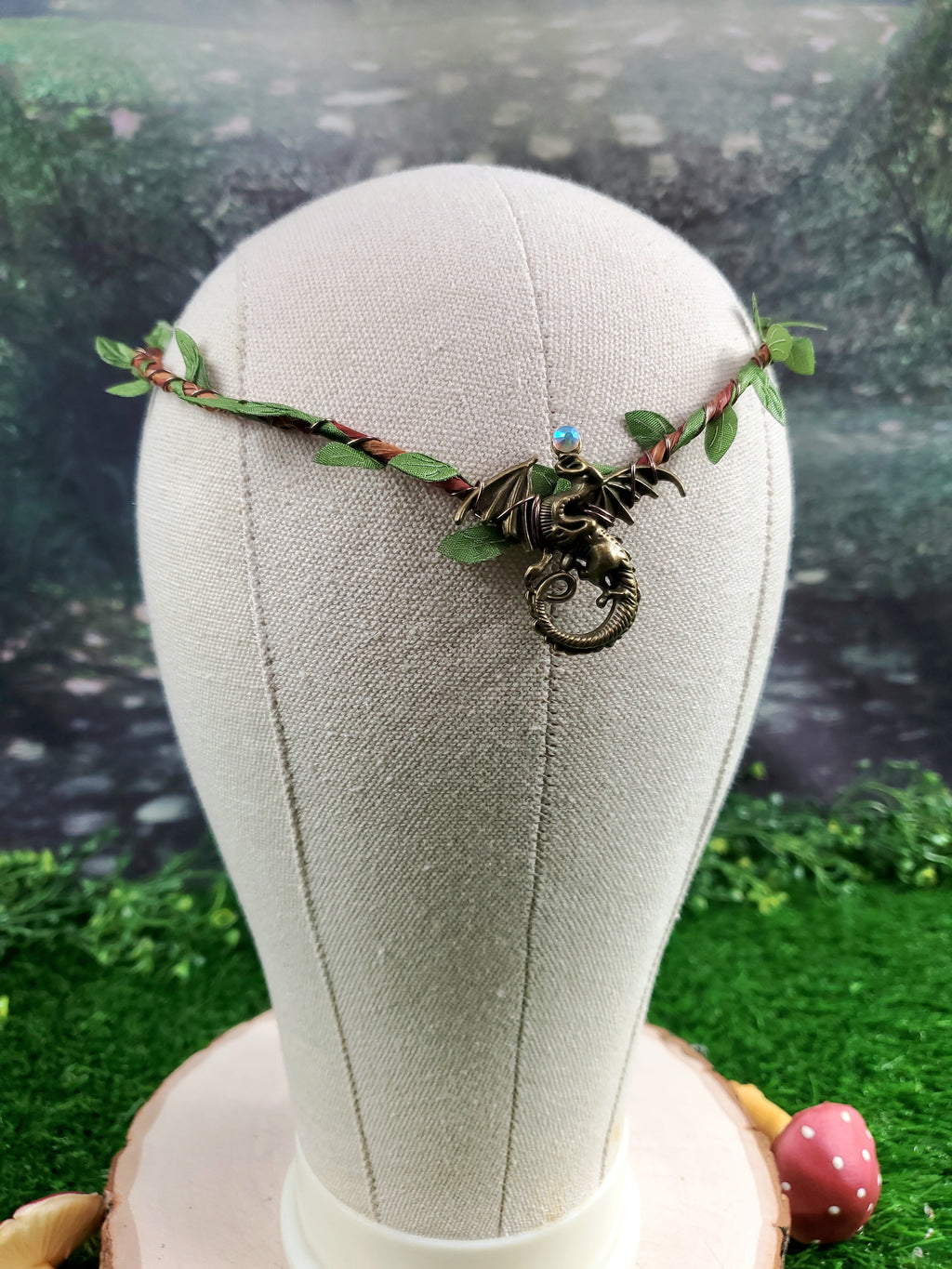 Simple Dragon Elven Crown - Gold, Silver or Bronze
