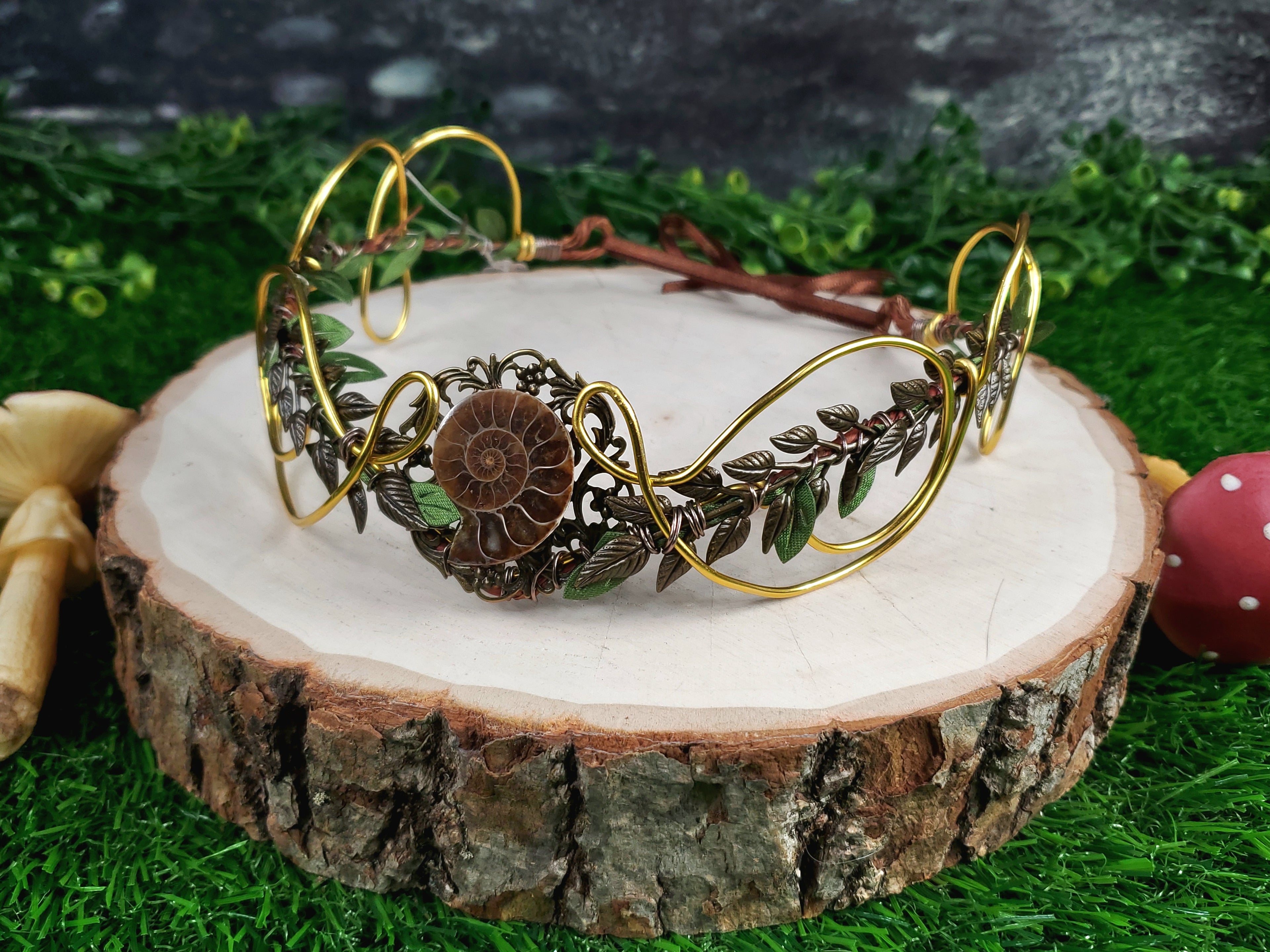 Ancient Tides - Ammonite Elven Crown