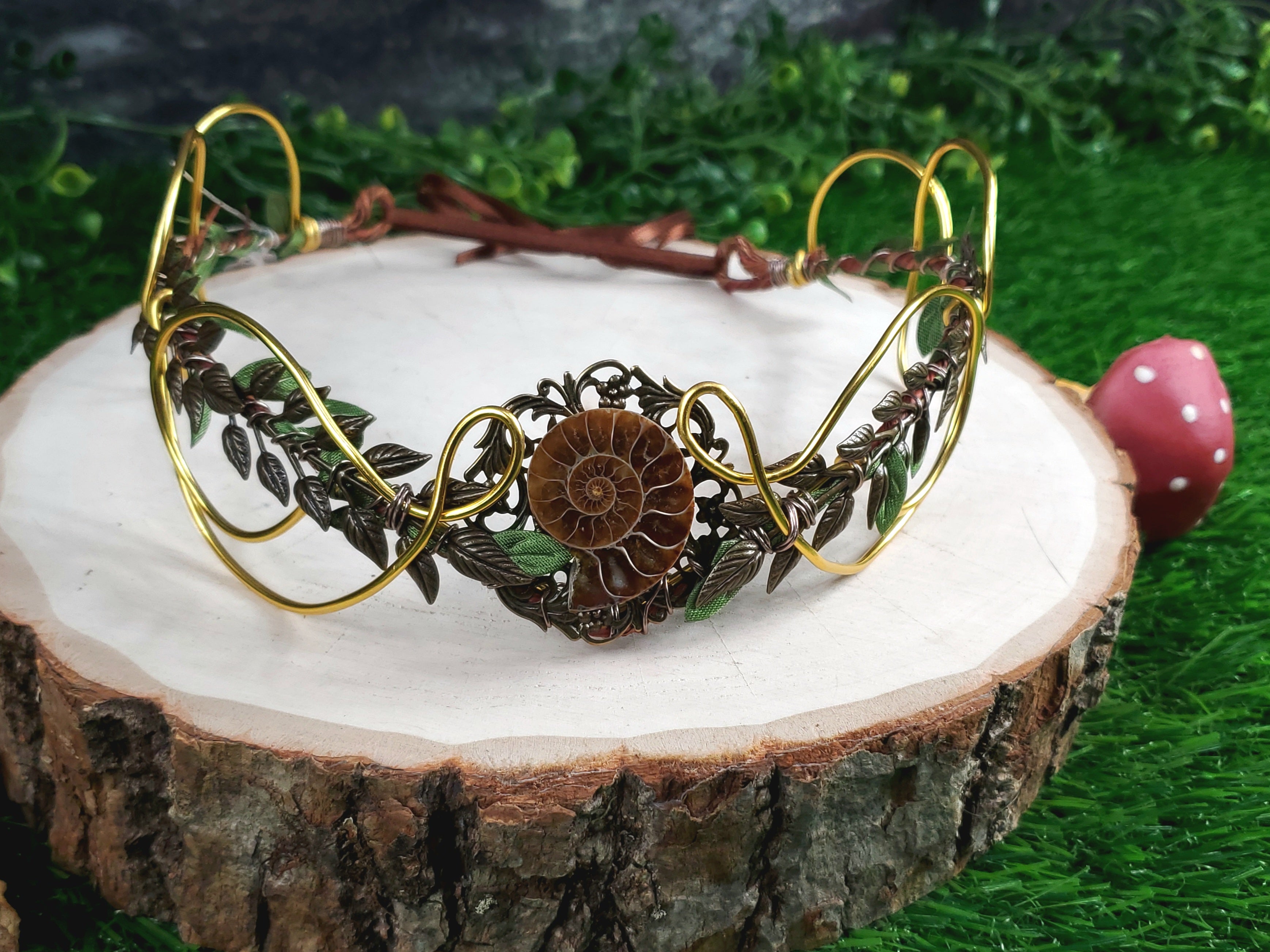 Ancient Tides - Ammonite Elven Crown
