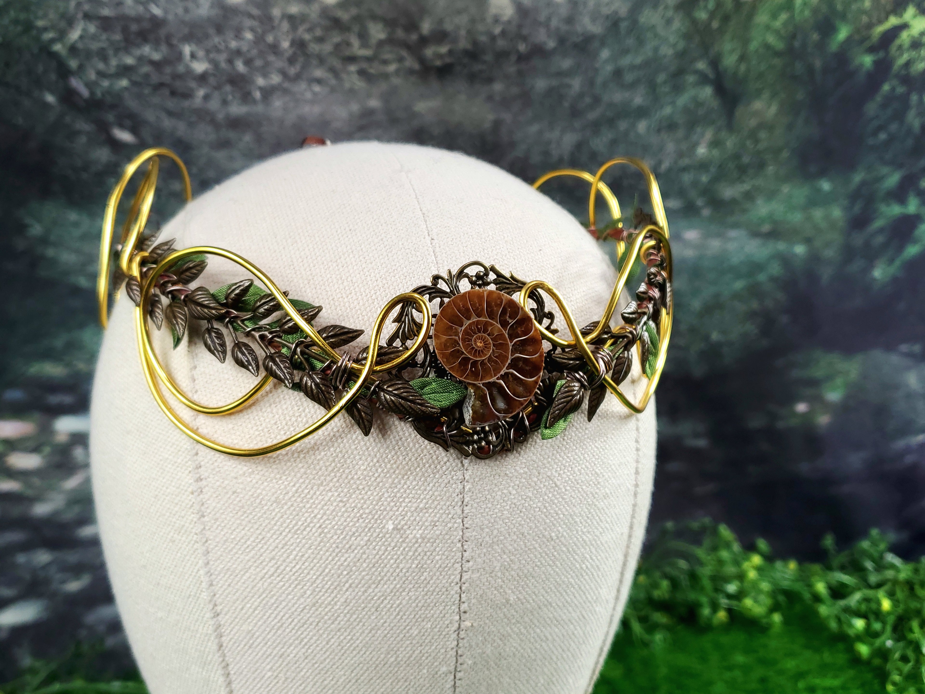 Ancient Tides - Ammonite Elven Crown