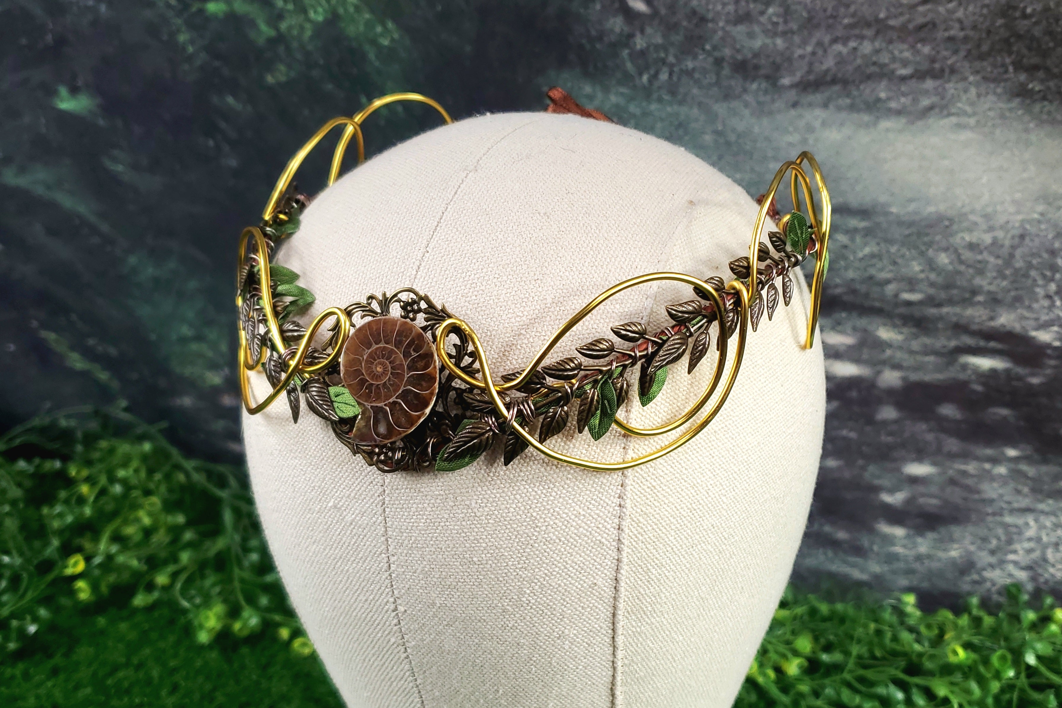 Ancient Tides - Ammonite Elven Crown