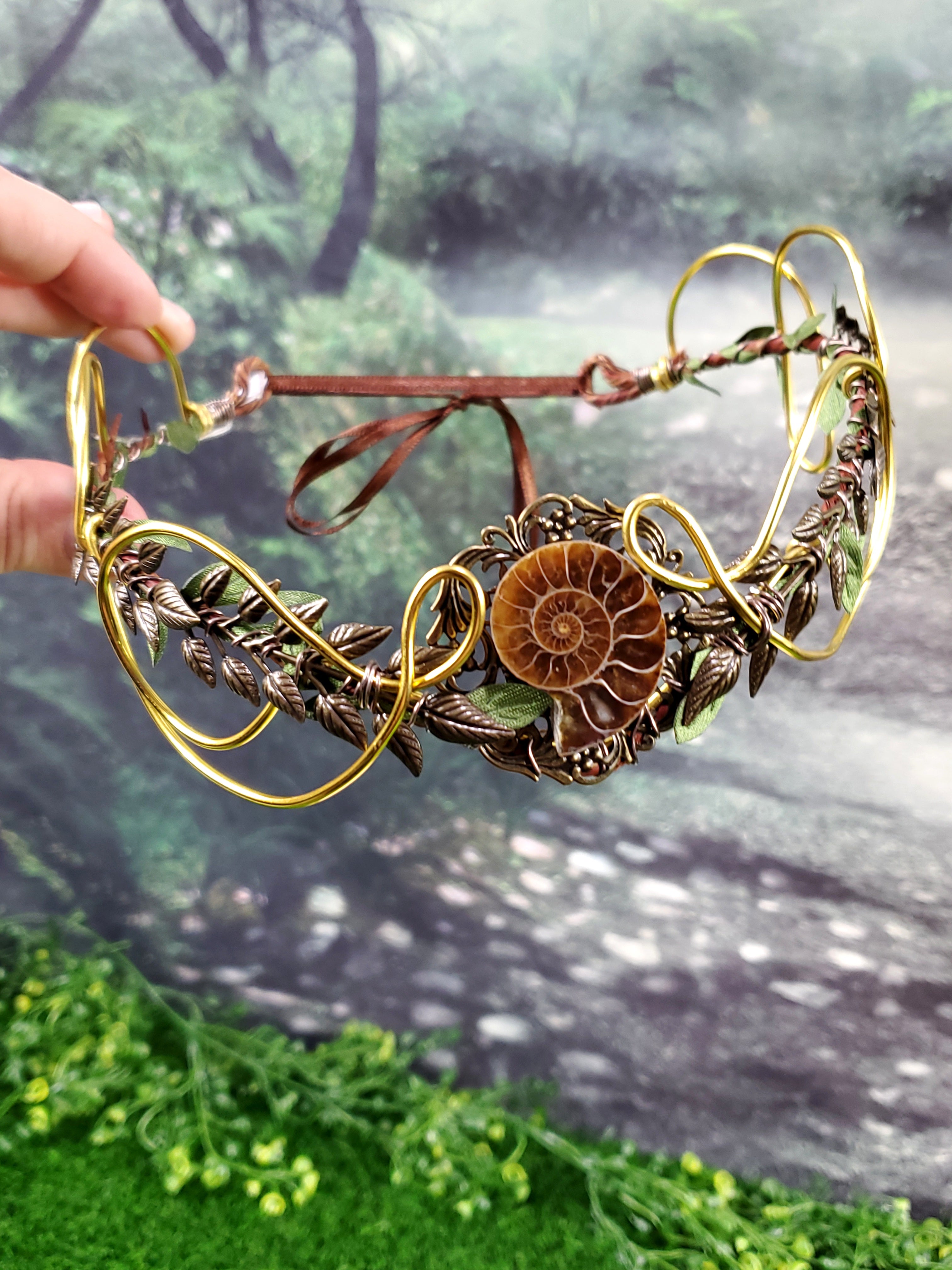 Ancient Tides - Ammonite Elven Crown