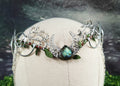Luna- Silver Moon and Labradorite Elven Circlet